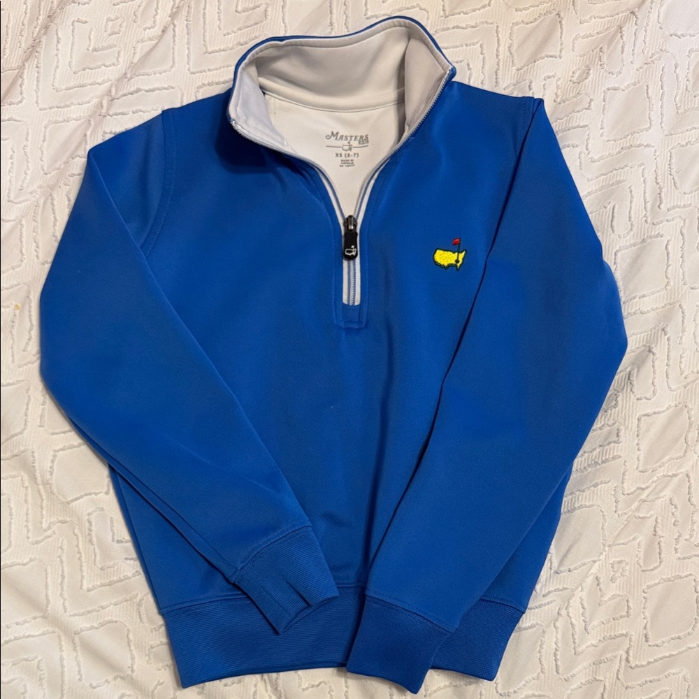 Masters Royal Blue Pullover with Logo